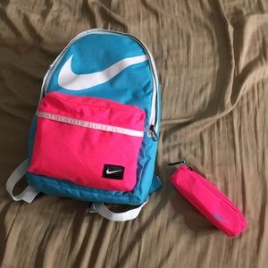 nike backpack with pencil case